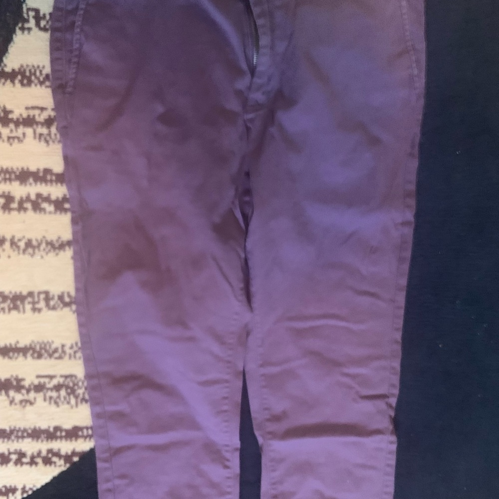 Men's Burgundy Pants